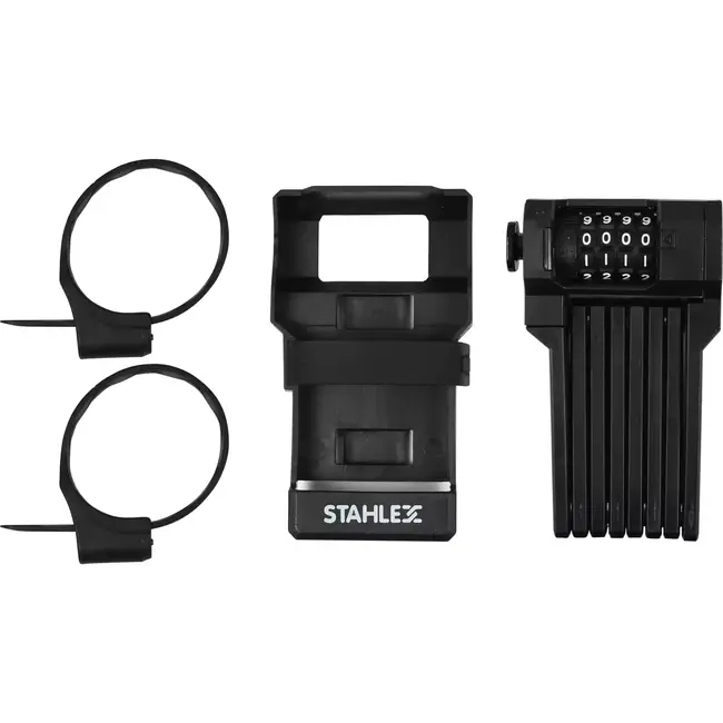 Benson Vouw cijferslot - 65 cm - Met houder - Compact en duurzaam - Veiligheidsslot