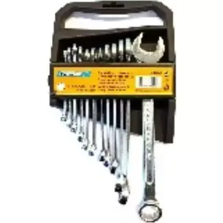 Benson Ringsteeksleutelset - 12-delig - Chroom-vanadium - 6-22 mm - Inclusief houder