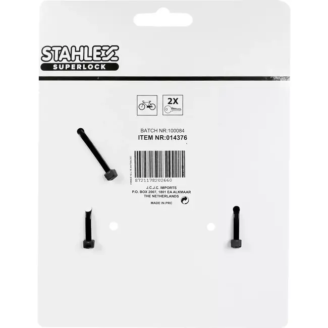 Benson Ringslot met ART Keurmerk - Robuust en Betrouwbaar - Inclusief 2 Sleutels - Geschikt voor Insteekketting