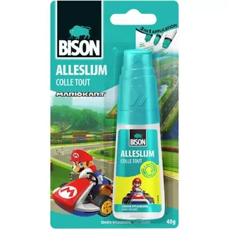 Bison Alleslijm - 40 gram - Solventvrij - Precieze applicatie - Geschikt voor diverse materialen Bison Alleslijm - 40 gram - Solventvrij - Precieze applicatie - Geschikt voor diverse materialen