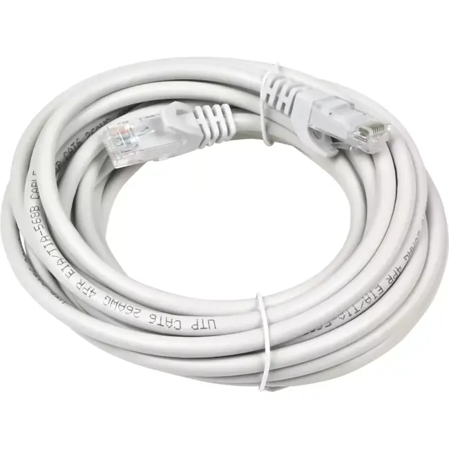 Benson UTP CAT6 kabel - 5 meter - lichtgrijs - hoge snelheid - RJ45 aansluitingen