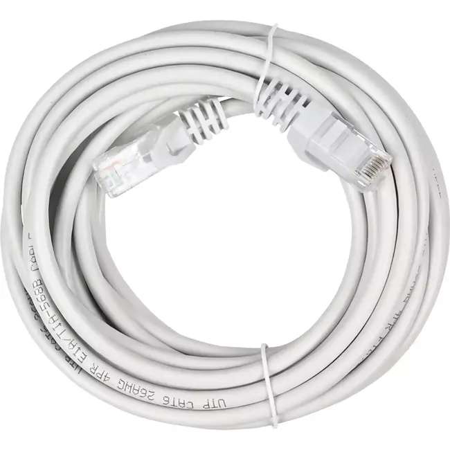 Benson UTP CAT6 kabel - 5 meter - lichtgrijs - hoge snelheid - RJ45 aansluitingen