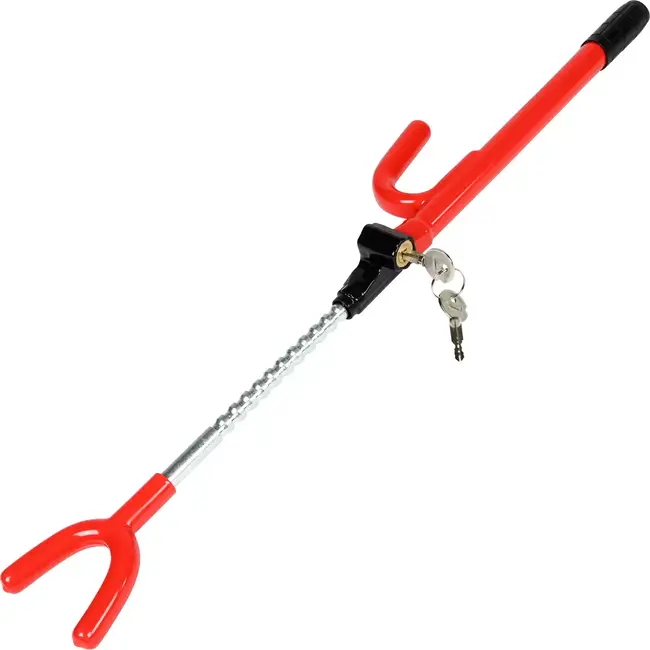 Benson Universeel stuurslot - diefstalpreventie - eenvoudig te installeren - geschikt voor 16-33,5 cm sturen - staal - 47x10x4 cm