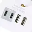 Benson Stopcontact met 2 USB-A en 2 USB-C poorten - Kinderbeveiliging - Telefoon dock - 16A - 5V 3,4A