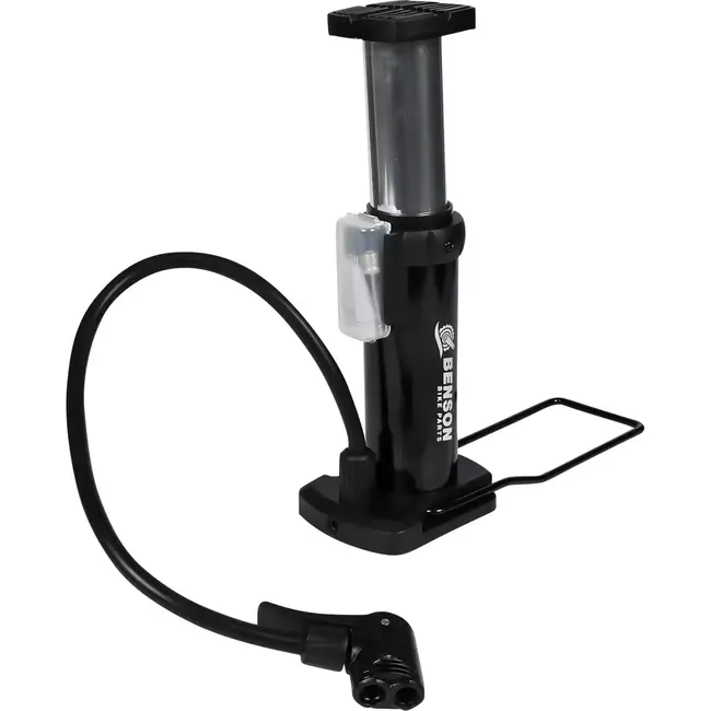Benson Compacte voetpomp - Universele ventielen - Inclusief verloopnippels - Max. 6 bar - Lichtgewicht ontwerp
