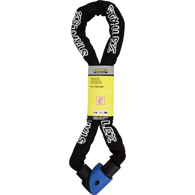 Benson Kettingslot - Gehard Staal - Nylonhoes - 10 x 1200 mm - Inclusief 3 Sleutels