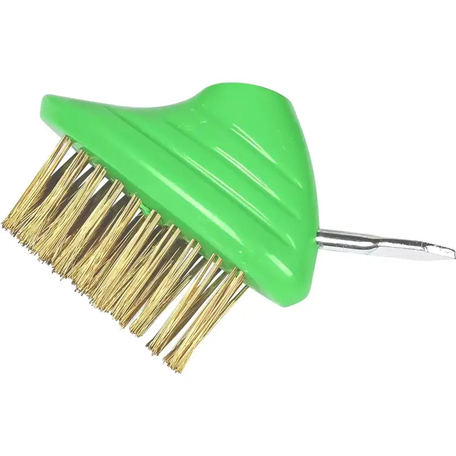 Benson Ovale voegenstaalborstel kunststof - Past op schroefdraadstelen - Ideaal voor voegenreiniging