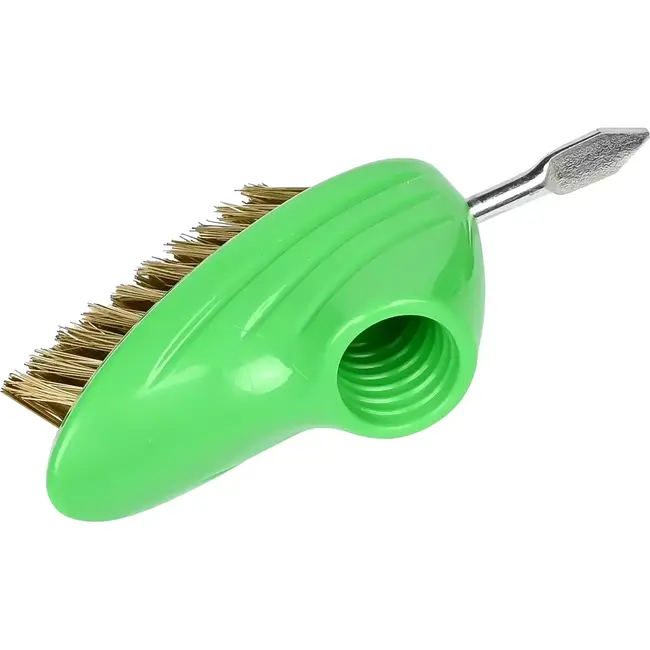 Benson Ovale voegenstaalborstel kunststof - Past op schroefdraadstelen - Ideaal voor voegenreiniging