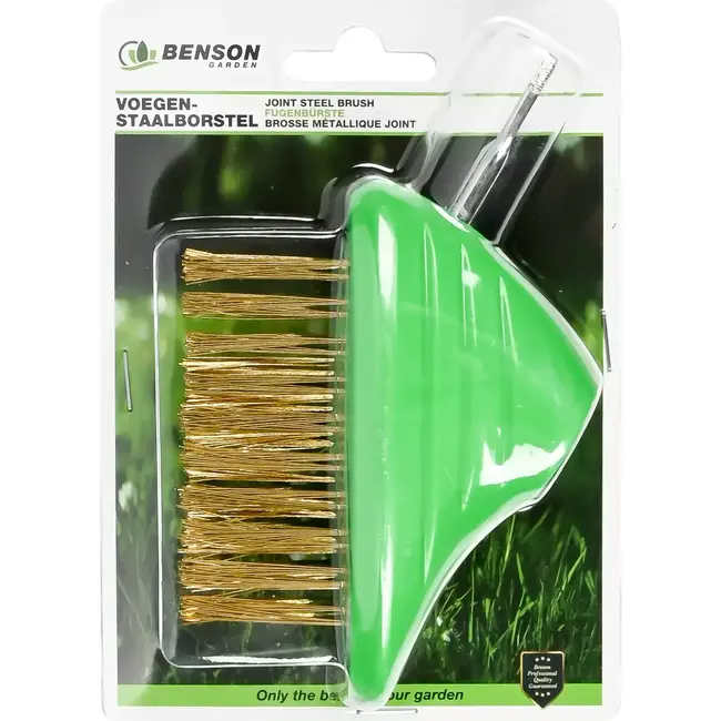 Benson Ovale voegenstaalborstel kunststof - Past op schroefdraadstelen - Ideaal voor voegenreiniging