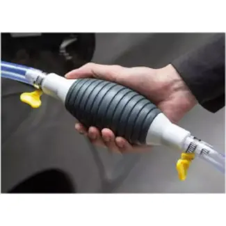 Benson Handmatige vloeistofpomp - 2 meter slang - Olie- en benzinebestendig