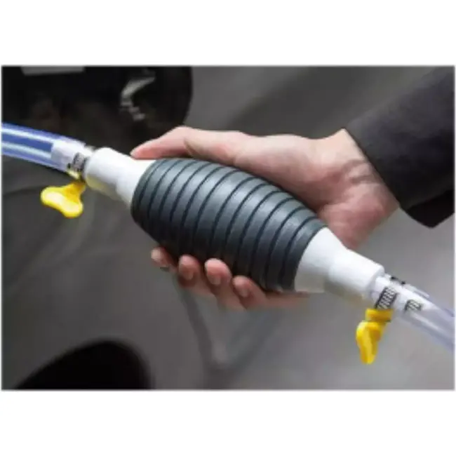 Benson Handmatige vloeistofpomp - 2 meter slang - Olie- en benzinebestendig