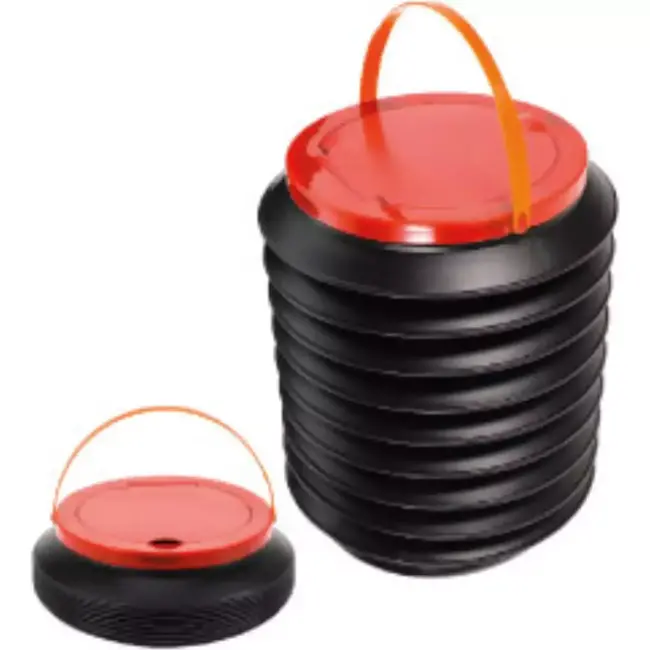 Benson Opvouwbaar afvalbakje - Compact en ruimtebesparend - 17,5 x 25 cm