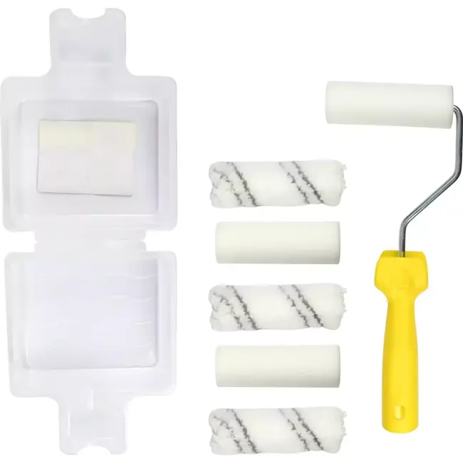 Benson Verfset 8-delig - Inclusief verfbak, lakrollers en rollerbeugel - Voor gladde en ruwe oppervlakken