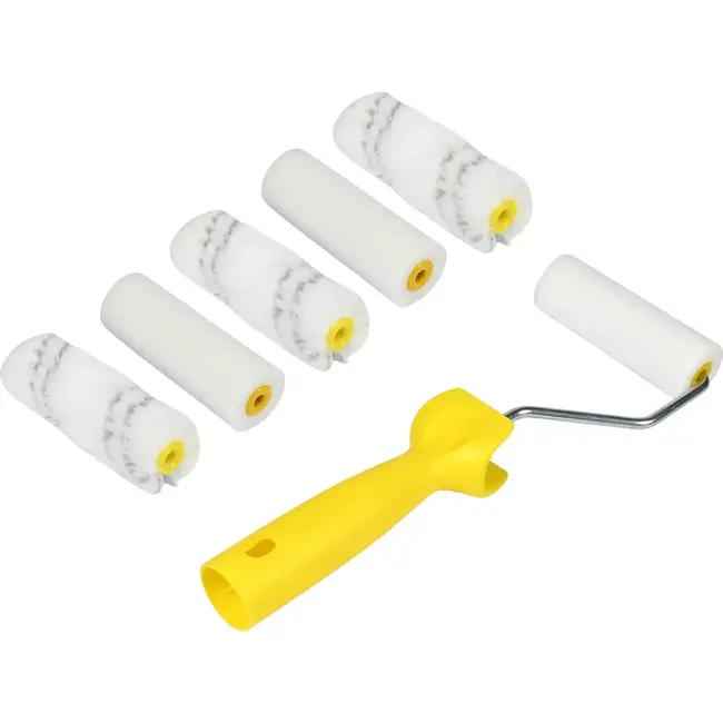 Benson Verfset 8-delig - Inclusief verfbak, lakrollers en rollerbeugel - Voor gladde en ruwe oppervlakken