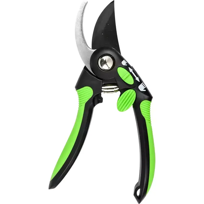 Benson Verstelbare snoeischaar - 21 cm - Antikleeflaag - Polijstlaag - Ergonomische greep