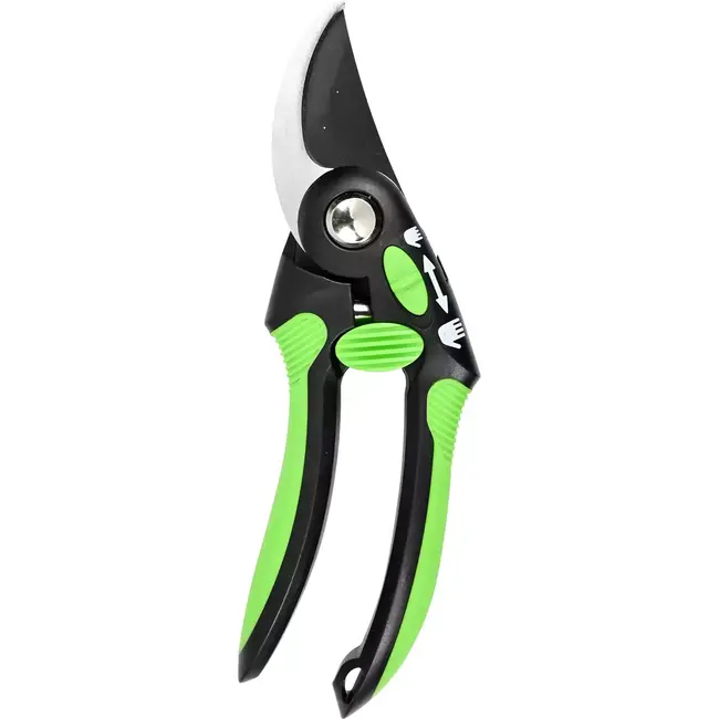 Benson Verstelbare snoeischaar - 21 cm - Antikleeflaag - Polijstlaag - Ergonomische greep