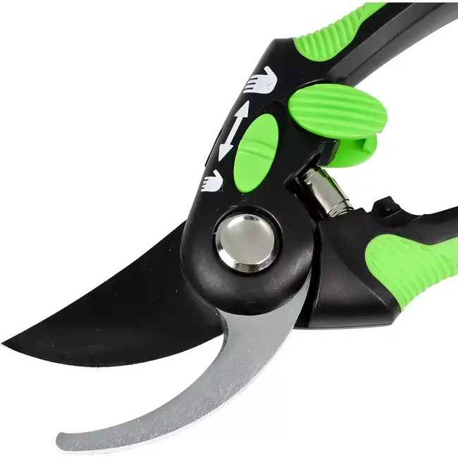 Benson Verstelbare snoeischaar - 21 cm - Antikleeflaag - Polijstlaag - Ergonomische greep