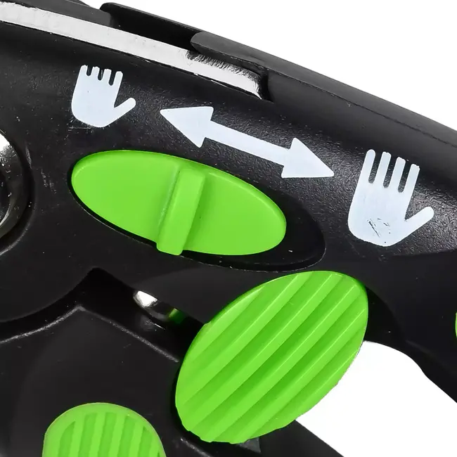 Benson Verstelbare snoeischaar - 21 cm - Antikleeflaag - Polijstlaag - Ergonomische greep