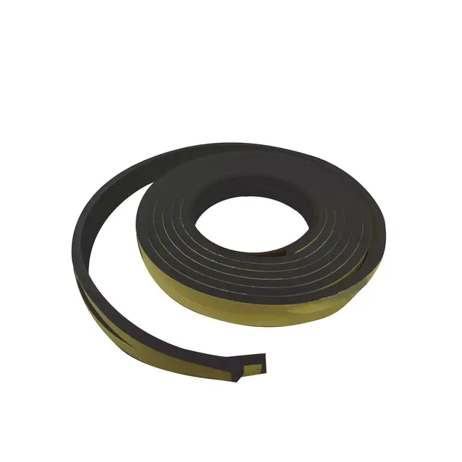 Benson Tochtband zwart - 2 stuks - 2,75 m - EVA materiaal - Eenvoudig te bevestigen