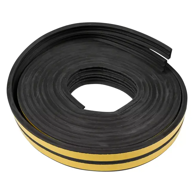 Benson Tochtstrip rubber E-profiel - 2x3 m - Zwart - Geschikt voor kieren 2-4 mm - EPDM - Set van 2
