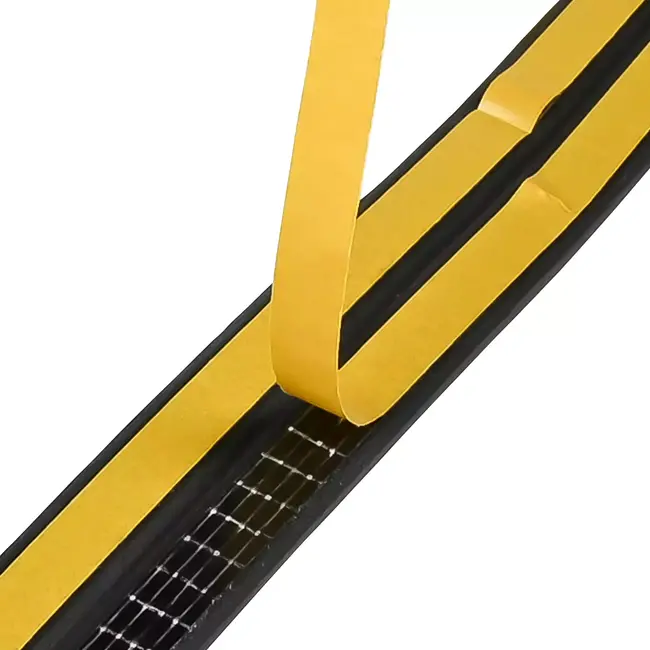 Benson Tochtstrip rubber E-profiel - 2x3 m - Zwart - Geschikt voor kieren 2-4 mm - EPDM - Set van 2