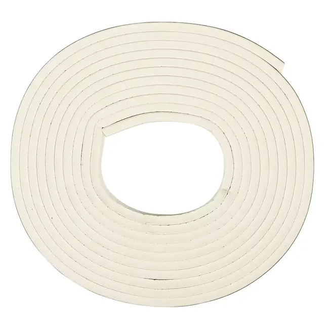 Benson E-profiel tochtstrip - 2x3 m - wit - zelfklevend - EPDM rubber - 2 stuks