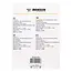 Benson E-profiel tochtstrip - 2x3 m - wit - zelfklevend - EPDM rubber - 2 stuks