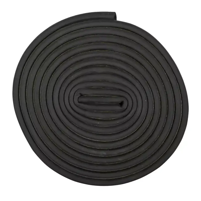 Benson Tochtstrip rubber D-profiel - 2x3 m - zwart - EPDM - 2 stuks