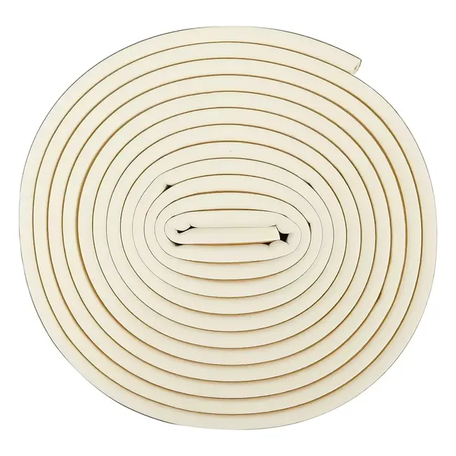 Benson Tochtstrip D-profiel - 2x3 m - Wit - Eenvoudige Bevestiging - Weerbestendig - 2 stuks