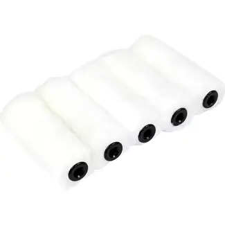 Benson Lakroller vilt - 10 cm breed - 5 stuks - voor terpentine- en waterverf - superstrak resultaat