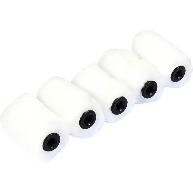 Benson Lakroller vilt - 5 cm - Set van 5 - Voor terpentine- en waterverf - Superstrak resultaat