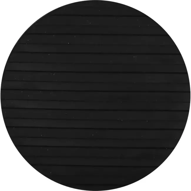 Benson Deurstopper - Ø9 cm - Zwart - Modern Design - Beschermend Rubber