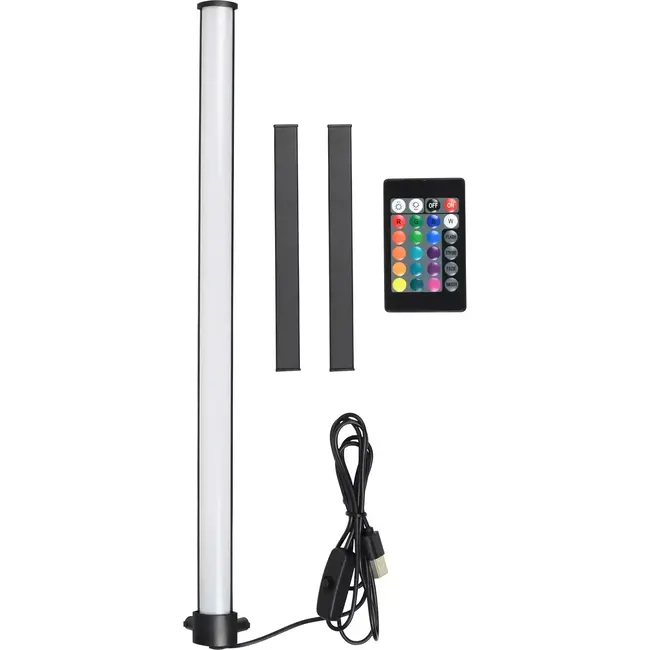 Benson LED hoeklamp - RGB kleurverandering - 40 cm - Inclusief afstandsbediening