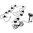 Benson Solar LED lichtsnoer - 8 meter - Warm wit - 10 lampen - Waterbestendig IP44
