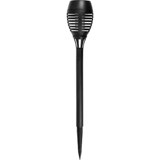 Benson Solar tuinlamp fakkel - Realistisch vlameffect - 48 cm - Zwart Benson Solar tuinlamp fakkel - Realistisch vlameffect - 48 cm - Zwart