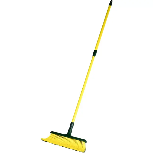 Benson Telescopische klauwbezem - Gebogen borstelharen - 80-140 cm - 28 cm breed