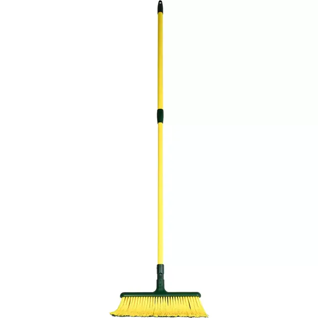 Benson Telescopische klauwbezem - Gebogen borstelharen - 80-140 cm - 28 cm breed
