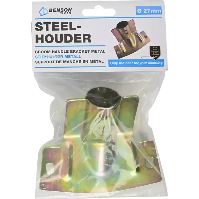 Benson Stalen steelhouder - Ø 27 mm - Gemakkelijk te bevestigen - Duurzaam metaal