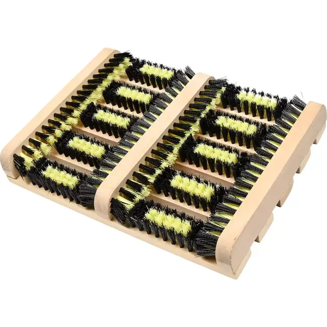 Benson Houten schoenveger met antislip en polyestervezels - 36x26 cm