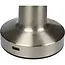 Benson Oplaadbare LED tafellamp - Touchbediening - Zilver - 3 Kleuren - 21 cm