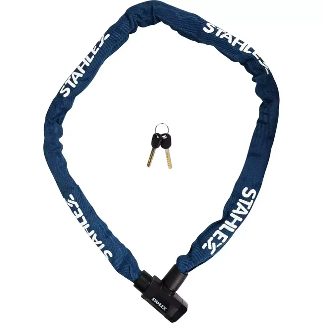 Benson Kettingslot met gehard staal en EVA-schuim cover - 6 x 1200 mm - Inclusief 2 sleutels