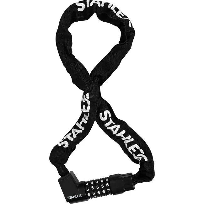 Benson Ketting-cijferslot - Veiligheid en gemak - 6 x 900 mm - Zwart