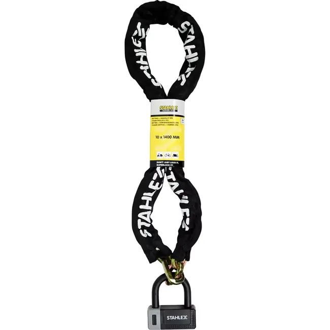 Benson Kettinghangslot - 10 x 1400 mm - Inclusief 2 sleutels