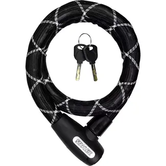 Benson Pantserslot met nylon huls - 22 x 1000 mm - Inclusief 2 sleutels