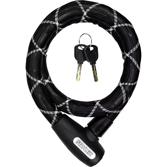 Benson Pantserslot met nylon huls - 22 x 1000 mm - Inclusief 2 sleutels