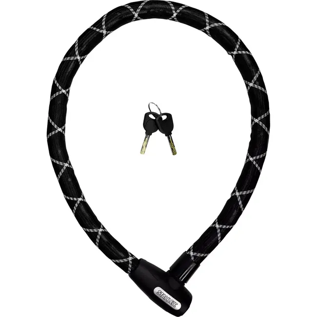 Benson Pantserslot met nylon huls - 22 x 1000 mm - Inclusief 2 sleutels