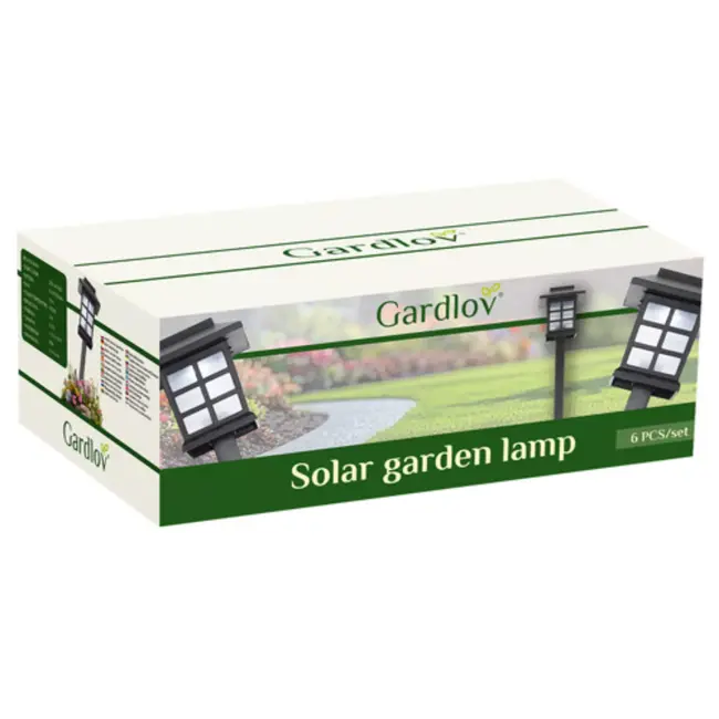 Gardlov Solar Tuinlamp - Energiezuinige LED Verlichting met Natuurlijke Vlam-effect