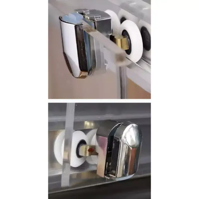 Ruhhy Douchecabine Wieltjes - Set van 8 Duurzame en Soepele Deurrollers