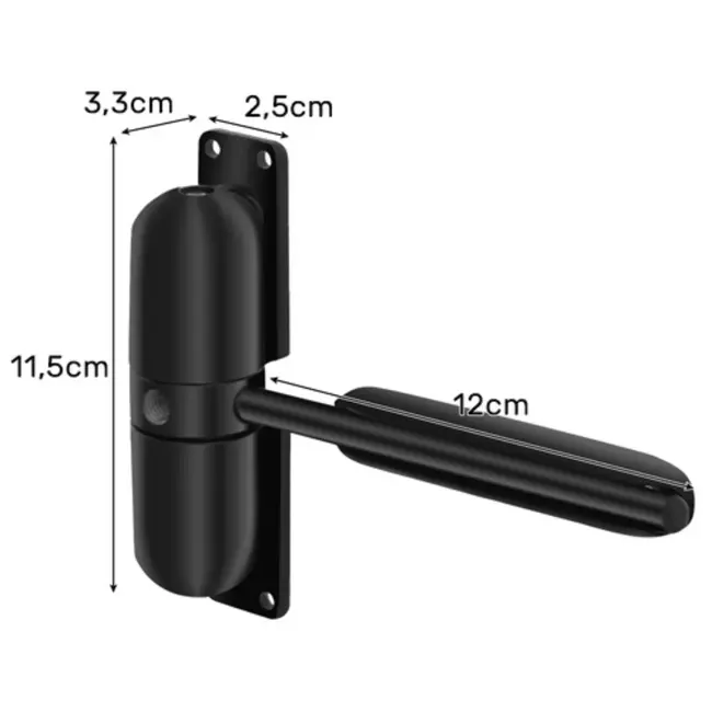 Malatec Deurdranger – Stil & Instelbaar – Geschikt voor Deuren tot 60 kg