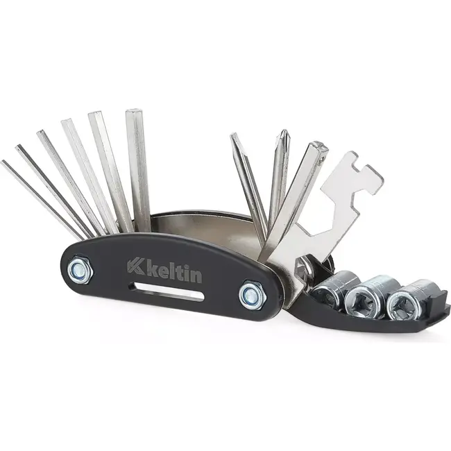 Keltin Multifunctionele 16-in-1 fietsgereedschapset - Compact en Duurzaam